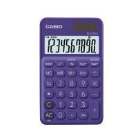 ราคา Casio Calculator เครื่องคิดเลข คาสิโอ รุ่น SL 310UC BK แบบสีสัน ขนาดพกพา 10 หลัก สีดำ (5991410478)