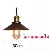 ราคา จี้ไฟ LOFT Ceiling Lights โคมไฟแขวนเพดาน สไตล์โมเดิร์น เส้นผ่าศูนย์กลาง22cm 26cm 30cm (20358171414)