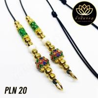 ราคา PP9 ฟรี แหนบพระ สร้อยพระมั่งมีมงคล สร้อยพระเชือกร่ม ห่วงคู่ ห้อยเลส ห้อยตะกรุดห่วงคู่ ห้อยกรอบพระ 3 ห่วง (16427474730)