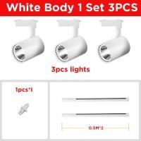 ราคา CHENBEN ครบชุดนำไฟติดตาม รางไฟเพดานโคมไฟอลูมิเนียม 12W 20W 30W 40W 2PCS 3PCS 4PCS โคมไฟ ราง ติดตามสปอตไลท์สำหรับห้องนั่งเล่นในบ้านร้านขายเสื้อผ้า (15470723704)
