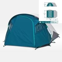 ราคา เต็นท์ตั้งแคมป์รุ่น MH100 XL Fresh Black สำหรับ 2 คน แบรนด์ QUECHUA Camping tent MH100 XL (17111696998)