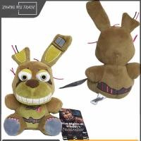 ราคา 18CM FIVE NIGHTS AT FREDDYS 7INCH SPRINGTRAP Stuffed Toy PLUSH TOYS FNAF 2016 SERIES2 (20916904921)