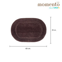 ราคา MOMENTO โมเมนโต พรมเช็ดเท้าขนนุ่ม ไดคัทและผ้าไมโครไฟเบอร์ ขนาด 38X58ซม 40X60ซม (18454081695)