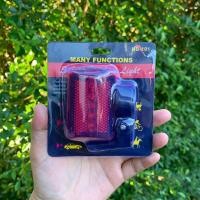 ราคา ไฟท้ายจักรยานกระพริบ LED ไฟกระพริบ สีแดง เพื่อความปลอดภัย (17341849547)