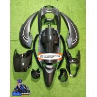 ราคา ชุดสีScoopy i รุ่นเก่า ปี2010 สีดำด้านตัดดำเงา มีทั้งหมด15ชิ้น งานเกรดABS พร้อมติดลาย (9882636576)