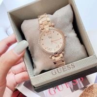 ราคา นาฬิกาข้อมือ GUESS นาฬิกาสายเลส ขนาดหน้าปัด 33 mm สินค้ามีถ่าน ผ้าเช็ค ถุงผ้าแถมให้นะคะ (1439696763)