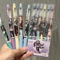 ราคา Sanrio Genshin Impact blue Click ball pen erasable pen spacemanst SpongeBob ST gel pen stationery for students (19854625488)