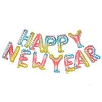 ราคา ฟอยตัวอักษร happy new year 2024 ขนาด 16นิ้ว ปีใหม่ (19910140001)