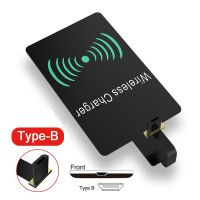 ราคา QI Wireless Charger Receiverชาร์จไร้สายสากลแผ่นรับ แผ่นรองรับการชาจไร้สายสำหรับโทรศัพท์ไอโฟนIOS Micro USB Type Cแผ่นรับสัญญาณไร้สายD15 (20718458984)