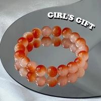 ราคา กำไลข้อมือสร้อยข้อมือลูกปัดแก้วลายดอกซากุระสำหรับผู้หญิงที่มีสเน่ห์ (19712667703)