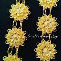 ราคา เข็มขัดชุดไทย เข็มขัดผ้าถุง เข็มขัดล้านนา เข็มขัดเส้นเล็ก สามารถปรับขนาดได้ เข็มขัดของเด็ก ใส่ได้ทั้งเด็กและผู้ใหญ่ ความยาวโดยประมาณ 39 40 นิ้ว (17288673916)