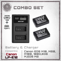 ราคา แบตกล้อง Canon LP E12 สำหรับกล้อง Canon EOS M10 M50 M100 100D EOS M EOS M2 (20118047127)