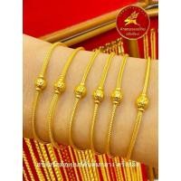 ราคา สร้อยข้อมือทองคำแท้เบนซ์คั่นตุ้มครึ่งสลึง ขายได้ จำนำได้ มีใบรับประกันให้ (21201251158)