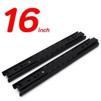 ราคา Home007 รางลิ้นชัก 1คู่ รางลิ้นชักลูกปืน 3 ตอน สีดำ ขนาด 12 14 16 18 20 นิ้ว รางลิ้นชัก รางลูกปืน รางเลื่อนลิ้นชัก รางลิ้นชักรับข้าง Drawer Runner (20628374357)