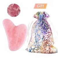 ราคา แผ่นหินกัวซาหยกธรรมชาติ100 แผ่นนวดโรสควอตซ์แผ่นอุปกรณ์นวดหน้าหยกอุปกรณ์ขูดอุปกรณ์สำหรับนวดหลังคอ (21170708484)