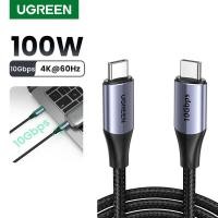 ราคา UGREEN 4K60Hz 10Gbps 100W USB C ถึง Type C 3 1 Gen 2 Thunderbolt 3สายสำหรับ iPad Pro 2022 MacBook Pro 2020 MacBook Air Nintendo Switch USB ที่สายสำหรับซัมซุง S20 S9 Note 9ชาร์จเร็ว4 0แบบจำลองสาย 80150