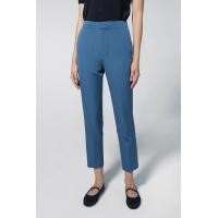ราคา ESPADA กางเกงทรงสลิม ผู้หญิง สีน้ำเงินเข้ม Slim Fit Trousers 04676 (20527315693)