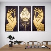 ราคา แผ่นไม้ แกะสลัก รูป มือดอกบัว แขวนผนัง ไม้แกะสลัก โบราณ ตกแต่งผนังบ้าน ตกแต่งโรงแรม ตกแต่งร้านกาแฟ ไม้แกะ มือดอกบัว มือ ดอกบัว (19809550061)