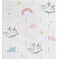 ราคา วอลเปเปอร์ วอลเปเปอร์ผนัง ลายโดเรม่อน วอลเปเปอร์ติดผนัง ลายอิฐ 3 มิติ DIY กันน้ำ หนา4มิล มีกาวในตัว ติดง่าย ทนทาน ราคาถูก (16375864565)