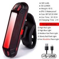 ราคา ไฟท้ายจักรยาน IPX 5กันน้ำ USB ชาร์จได้ไฟเตือน LED ติดท้ายจักรยานเพื่อความปลอดภัยอุปกรณ์เสริมสำหรับจักรยานจำนวน1ชิ้น (11673710140)