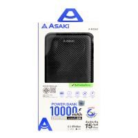 ราคา Asaki Power Bank 10000 mAh เพาเวอร์แบงค์ แบตสำรอง มี มอก ชาร์จเร็ว 2A รุ่น A B3563 รับประกัน 15 เดือน (20149096758)