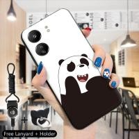 ราคา GGK เคสสำหรับ Xiaomi Redmi 13C Poco เคสเคสยางกันกระแทก TPU C65น่ารักอ่านหนังสือน่ารักกินคุกกี้หมีโง่สีขาวเคสครอบโทรศัพท์ซิลิโคนขอบนิ่ม แหวนใส่นิ้ว เชือกเส้นเล็ก (20962450140)