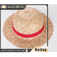 ราคา หมวกฟางคอสเพลย์ หมวกวันพีช หมวกลูฟี่ หมวกฟางปีกกว้าง คอสเพลย์วันพีช เหมาะกับเดินชายหาด (21021610785)