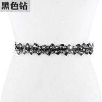 ราคา เข็มขัดตกแต่งกระโปรงเข็มขัดผู้หญิงคาดเอวยางยืด Rhinestone ฝังเข็มขัดเข็มขัดยางยืดคริสตัล (20500976383)