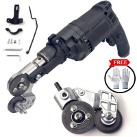 ราคา ของขวัญฟรี 1 ถุงมือ เครื่องตัดแผ่นโลหะ แผ่นสว่านไฟฟ้าสว่านไฟฟ้าเครื่องตัดแผ่นสองหัว เครื่องตัดแผ่นเจาะไฟฟ้า หัวแปลงสว่านตัดเหล็ก ตัดสังกะสี หัวแปลงตัดโลหะ แปลงสว่านเป็นเครื่องตัดแผ่นโลหะ เครื่องตัดแผ 