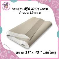 ราคา กระดาษปรู๊ฟ ขาวเทา ขนาด 31 x 43 48 8 แกรม 12 แผ่น (20506812310)