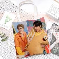 ราคา พร้อมส่ง กระเป๋าผ้า สกรีนลาย 2 ด้าน ออฟกัน ไบร์ทวิน โอมนนน มิวกลัฟ พีพีบิ้วกิ้น มาใหม่ (15927309928)