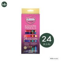 ราคา Master Art มาสเตอร์อาร์ต สีไม้ ดินสอสี ชนิด 2 หัว 12 24 36 48 สี (21076251607)