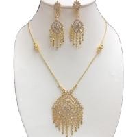 ราคา March jewelry สร้อยคอสีเงิน ชุดไทยสร้อยชุดต่างหู เพชรสร้อยคอ (9869544523)