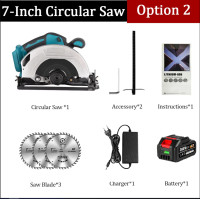 ราคา Makita เลื่อยวงเดือน 7 นิ้ว เลื่อยวงเดือนไร้สาย มอเตอร์ไร้แปรงถ่าน 388VF BL motor เลื่อยวงเดือนแบตไร้สายพร้อมอุปกรณ์ เลื่อยวงเดือนใช้แบตเตอรี่ แบตเตอรี่ เครื่องมืองานตัดไม้อเนกประสงค์สำหรับแบตเตอรี่ M
