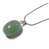 ราคา TANITTgems สร้อยคอทองคำขาวประดับจี้หยกแท้ (124640577)