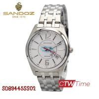 ราคา Sandoz นาฬิกาข้อมือผู้ชาย สายสแตนเลส รุ่น SD89445SS02 สีเงิน หน้าปัดขาว (20922091879)