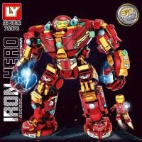 ราคา LY เลโก้ไอรอนแมน 8 ปีขึ้นไป เลโก้หุ่นยนต์ เลโก้ ชุด ใหญ่ 1000 เลโก้ไอร่อนแมน ซุปเปอร์ฮีโร่ โมเดลอเวนเจอร์ ของเล่นเด็ก iron man figure (20036666674)