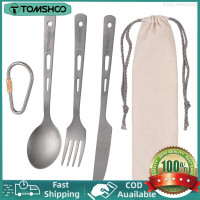 ราคา Tomshoo ส้อมตัดช้อนน้ำหนักเบา3ชุดมีดใบมีดคาราบิเนอร์และกระสอบสตริงสำหรับตั้งแคมป์เดินป่าแบกเป้กลางแจ้งปิกนิก (20780547494)