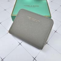 ราคา กระเป๋าสตางค์ใบสั้น ซิปรอบ ขนาดเล็กกะทัดรัด ด้านในสีแดง พร้อมกล่อง (20572270776)