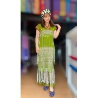 ราคา ผ้าทอกะเหรี่ยง เสื้อกะเหรี่ยง ผ้าทอมือกะเหรี่ยง มะโมเดรส เสื้อคู่รักกะเหรี่ยง ชุดงานแต่งกะเหรี่ยง ကရင က ဝန လ လ လ (17649447624)