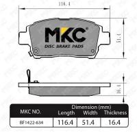 ราคา ผ้าเบรคหน้า หลัง TOYOTA VIOS โตโยต้า วีออส ทุกรุ่น 1 31 5 SGEJ 1999 2018 ผ้าเบรค MKC ผ้าเบรคหน้า vios ผ้าเบรคหลัง vios ผ้าเบรก toyota vios (15084815478)
