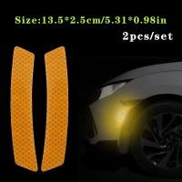 ราคา แถบสติ๊กเกอร์เพื่อความปลอดภัยสะท้อนแสงสำหรับรถยนต์2ชิ้น เซ็ตสติกเกอร์สะท้อนแสงสำหรับเขียนคิ้วล้อรถ (21170508505)