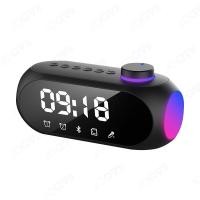 ราคา JOQVIIลำโพงบลูทูธ Speaker Bluetooth ลำโพงสเตอริโอ พร้อมวิทยุ FM มีไฟ LED มีนาฬิกาบอกเวลาและอุณหภูมิ ตั้งปลุกได้ รุ่นS8 (21188926240)