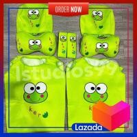 ราคา ชุดหุ้มเบาะรถยนต์ ลายกบเคโระ สีเขียว ผ้าปักลายอย่างดี ใส่แล้วสวยมาก (20716901477)