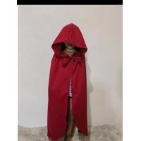 ราคา ผ้าคลุมหนูน้อยสีแดงเลือด ผ้าคลุม หนูน้อยหมวกแดง ชุดเด็ก (21195667223)