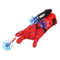 ราคา ภาพยนตร์ Spider Man คอสเพลย์ Launcher Spider ถุงมือผ้าไหม Web Shooters Recoverable สายรัดข้อมือฮาโลวีน Prop ของเล่นเด็ก (19631307819)