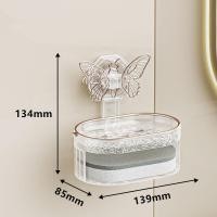 ราคา ชั้นใส่สบู่ ที่วางสบู่ก้อน ที่เก็บสบู่ กล่องสบู่2ชั้น กาวติดผนัง ที่วางสบู่ Soap holder ที่วางสบู่ติดผนัง ที่วางสบู่แบบแขวนไม่ต้องเจาะผนัง ที่ใส่สบู่ก้อน ที่วางสบู่ห้องน้ำ ที่วางของใช้ ติดผนังในห้องน้