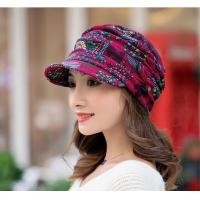 ราคา พร้อมส่ง หมวกแก๊ป หมวกลิ้นเป็ด เนื้อผ้านิ่ม ลวดลายดอกไม้สวยงาม (20676974977)