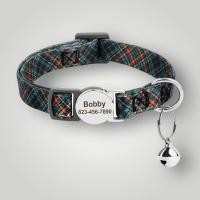 ราคา ปลอกคอแมว ตัวล็อกนิรภัย สลักชื่อเบอร์โทร ฟรี กระดิ่งฟรี (19818144024)