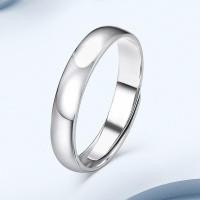 ราคา แหวนสแตนเลสสำหรับผู้ชายและผู้หญิงเปิดคู่ปรับผิวเรียบเรียบง่ายแฟชั่นเดี่ยว (20377366659)